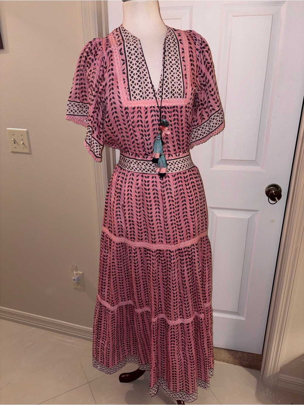 Like new Bell by Alicia Bell Maxi Dress cotton and silk